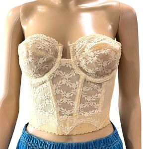 Backless by Young Smoothie corset style bra is Vintage and in ex. Cond. 34B